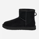 Жіночі уггі низькі замшеві з хутром UGG 609941348 38 24 см Чорні (1159784366) - зображення 5