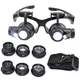 Ювелирная лупа Magnifier 9892GJ LED 10X-25X - изображение 4