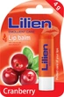 Бальзам для губ з натуральними маслами та вітаміном Е - Lilien Lip Balm Cranberry 4g (695547-110058) - зображення 1