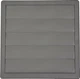 Вентиляційна решітка гравітаційна Airroxy KzZ 170x170 100 grey (02-308) - зображення 1