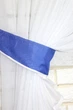 Кухонный комплект VR-Textil № 062к шторка с ламбрекеном синий с белым 200х170 см (50-614) - изображение 4