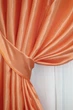 Комплект готовых штор VR-Textil Атлас № 796ш Оранжевый 150х275 см 2шт (30-577) - изображение 4