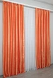 Комплект готовых штор VR-Textil Атлас № 796ш Оранжевый 150х275 см 2шт (30-577) - изображение 5