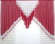 Кухонный ламбрекен VR-Textil № 022к красный с белым 200х150 см (50-630) - изображение 5