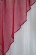 Кухонная занавеска VR-Textil № 009к красный с белым 280х170 см (50-782) - изображение 4
