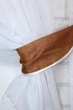 Кухонный комплект VR-Textil № 062к шторка с ламбрекеном коричневый с белым 180х170 см (50-479) - изображение 5
