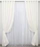 Комплект готових штор VR-Textil Атлас Монорей № 788ш Молочний 100х270 см 2 шт (31-206) - зображення 2