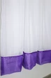 Кухонна занавіска VR-Textil № 078к фіолетовий з білим 280х170 см (50-464) - изображение 4