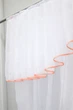 Кухонный комплект VR-Textil № 103к шторки с ламбрекеном белый с персиковым 200х170 см (52-0040) - изображение 5