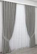 Комплект готовых штор VR-Textil Бархат № 1151ш Серый 100х290 см 2 шт (31-527) - изображение 3