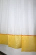 Кухонная занавеска VR-Textil № 047к желтый с белым 270х170 см (50-837) - изображение 4