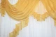 Кухонный ламбрекен VR-Textil № 072к янтарный с белым 200х150 см (50-111) - изображение 2