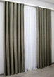 Комплект готовых штор VR-Textil Бархат Kadife № 1130ш болотный 150х275 см 2 шт (30-947) - изображение 5