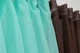 Кухонные шторки VR-Textil № 096к с подвязками венге с бирюзовым 400х160 см (59-401) - изображение 4