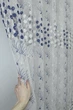 Тюль VR-Textil 1162т Irena Фатин з вишивкою Молочний з синім 300х270 см (40-985) - зображення 2
