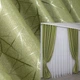 Комплект готових штор VR-Textil Льон Савана № 637ш Оливковий 150х270 см 2 шт (30-393) - зображення 1