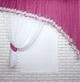 Кухонный комплект VR-Textil № 062к шторка с ламбрекеном фуксия 200х175 см (50-121) - изображение 1