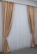 Комплект готовых штор VR-Textil Бархат № 1083ш Персиковый 150х270 см 2 шт (30-903) - изображение 3