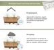 Вазон Idel Flowerbox 40 см Сірий/білий (730034) - зображення 8