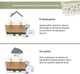 Вазон Idel Flowerbox 40 см Фісташковий/білий (730041) - зображення 8