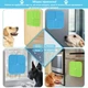 Силиконовый коврик для лизания и медленного питания для собак и кошек UrbanPets, зеленый - изображение 7