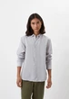 Сорочка Uniqlo PREMIUM LINEN розмір L світло сіра (448959) - изображение 1