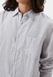 Сорочка Uniqlo PREMIUM LINEN розмір L світло сіра (448959) - изображение 3