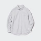 Сорочка Uniqlo PREMIUM LINEN розмір L світло сіра (448959) - изображение 6