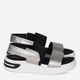 Sandałki damskie Geox D02CMB000NF-C0474 37 24 cm Silver/Black (8054730417944) - obraz 3