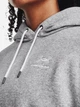 Худи теплое оверсайз женское Under Armour Essential Flc Os Hoodie 1379495-012 M (196883845965) - изображение 4