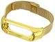 Ремешок Becover Metal для Xiaomi Mi Smart Band 5/Mi Smart Band 6 Gold (705148) - изображение 2