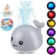 Кит Qinye Toys спрей светящийся с фонтаном для ванной, игрушка для купания детей в ванной - изображение 7
