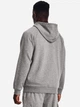 Толстовка на флисе, на молнии мужская Under Armour Ua Rival Fleece Fz Hoodie 1379767-025 2XL Серая (196884795320) - изображение 2