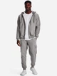 Толстовка на флисе, на молнии мужская Under Armour Ua Rival Fleece Fz Hoodie 1379767-025 2XL Серая (196884795320) - изображение 3