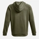 Толстовка на флисе, на молнии мужская Under Armour UA Rival Fleece FZ Hoodie 1379767-390 S Оливковая (196884196776) - изображение 6