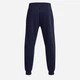 Спортивные штаны утепленные мужские Under Armour Ua Rival Fleece Joggers 1379774-410 2XL Синие (196884201456) - изображение 6