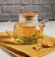 Стеклянный заварочный чайник 1л для чая и кофе Ardesto с бамбуковой крышкой (AR3010GB) - изображение 3
