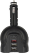 Ładowarka samochodowa Qoltec Car Charger (50641) Czarna - obraz 1