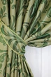 Комплект готовых штор VR-Textil Блэкаут Лилия № 127ш(Б) Зеленый 150х270 см 2шт (30-027) - изображение 4