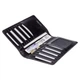 Мужской кожаный кошелек-купюрник Visconti TSC45 Carrara (Black) - изображение 6