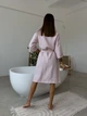 Жіночий халат шаль COSY Ланцюжок S ніжно-рожевий 403 - зображення 2