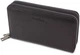 Чёрный кожаный клатч на две молнии Marco Coverna 5902B (JP) black - изображение 1