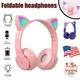 Беспроводные накладные наушники Hoco W27 Cat ear серые - изображение 6