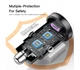 30W швидка зарядка + кабель Type-C автомобільний зарядний пристрій, PD QC3.0 2USB для Samsung, iPhone, Apple, Xiaomi та ін. Essager - зображення 6