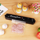 Вакуумный упаковщик для продуктов питания вакууматор Vacuum Sealer + 10 пакетов для вакууматора Черный (VAKU 168) - зображення 6