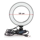 Лампа кільцева світлодіодна USB Ring Light 7325, 16 см - изображение 3