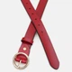 Ремень женский из натуральной кожи Laras CV10ZK-037r-red 105 см Красный (ROZ6400176534) - изображение 3