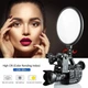 Потужна студійна лампа LED Camera Light Circular 14" 27см (80Вт, 12000LM, з індикатором, для зйомки фото та відео, тонка) - зображення 5