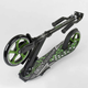 Двоколісний самокат, колеса PU 22/20 см Best Scooter чорний 70875 - изображение 7