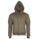 Реглан с капюшоном на молнии Mil-tec Tactical hoodie Olive 11472012-2XL - изображение 1